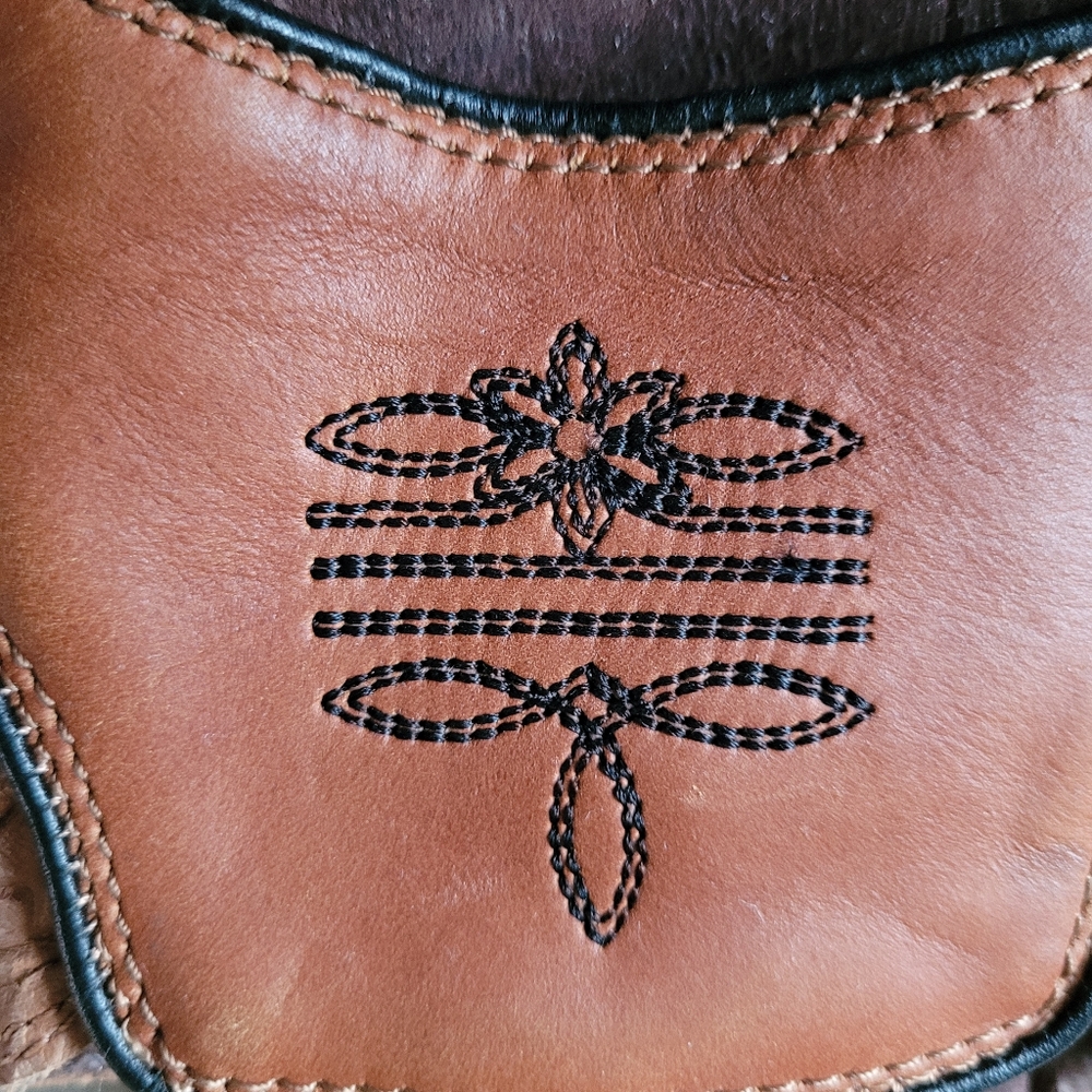 Roper Western Leather Slides - Picture 8 of 10